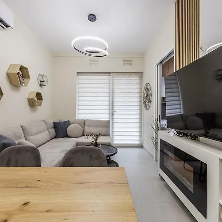 Apartment Azure Haven Dhermi Modern 2br Escape By Pikhost Gjilek
